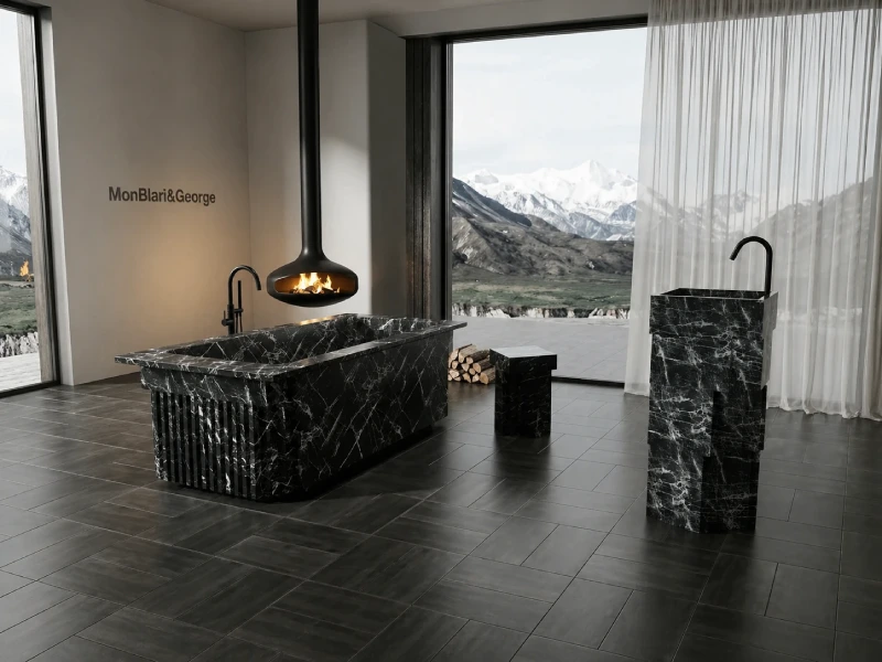 MATRIX SERIES geometric stone bathroom collection for luxury hotels and design-led apartments