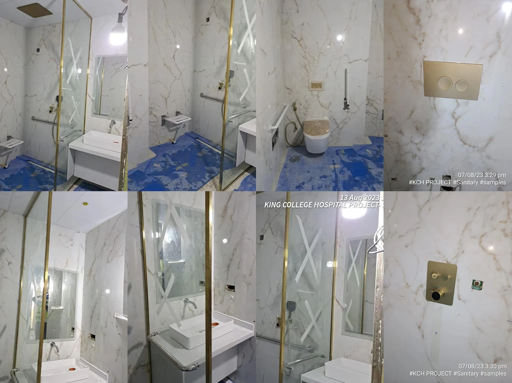 Saudi Arabia hospital sanitary ware project supplied by George Group