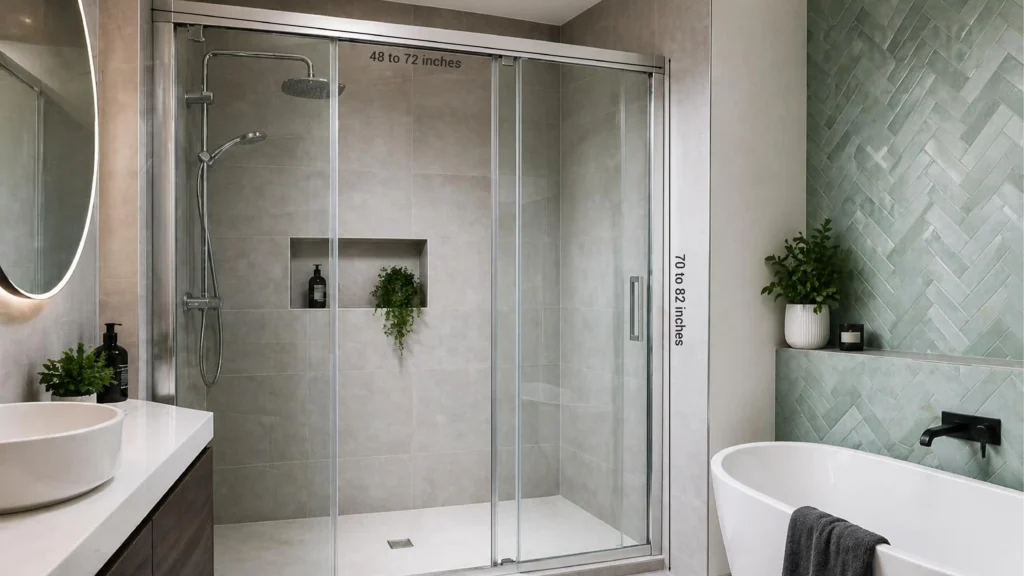 What Are Standard Sliding Shower Door Dimensions?