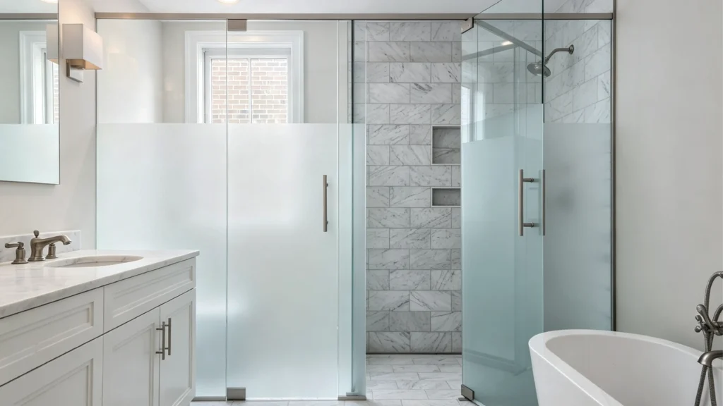 Frosted vs Clear Shower Doors: Which Is Better?