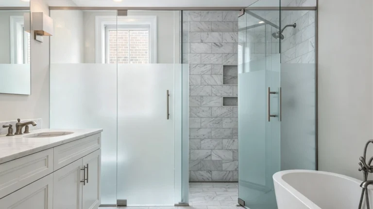Frosted vs Clear Shower Doors: Which Is Better?