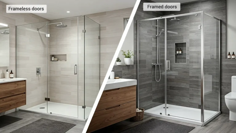 Framed vs Frameless Shower Doors: Which Is Better for 100+ Rooms?