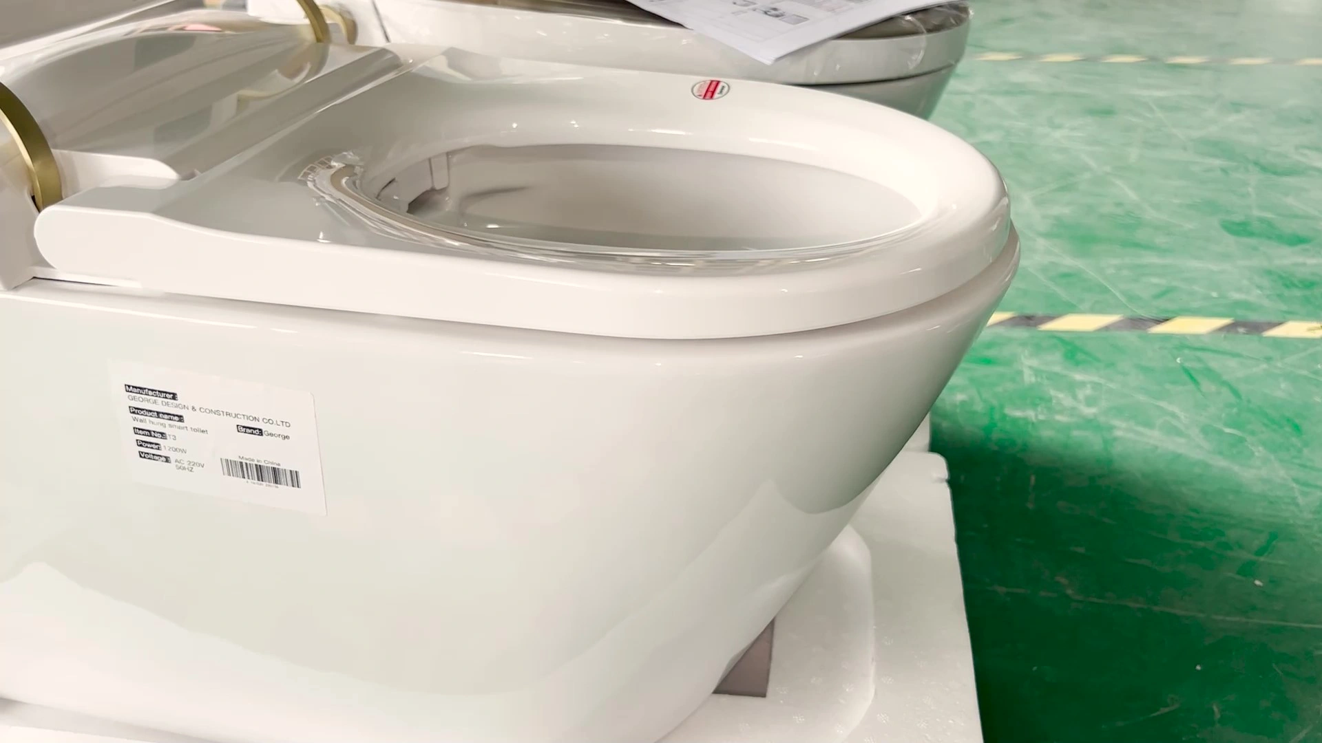 Toilet assembly quality check for seat alignment and component fitting
