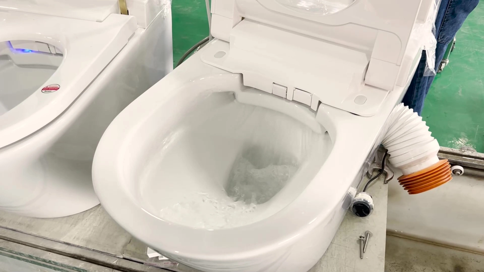 Toilet flush performance and water leakage testing reference