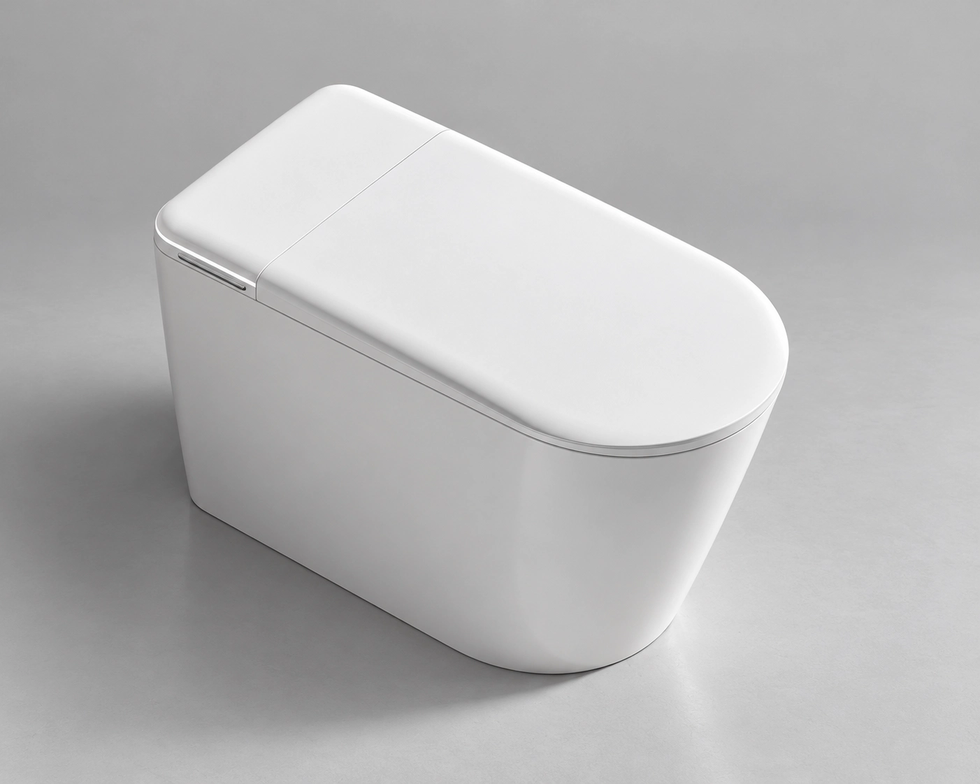 Smart toilet with automatic flushing for project bathrooms